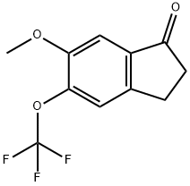 6-Methoxy-5-trifluoromethoxy-indan-1-one
6-Methoxy-5-trifluoromethoxy-indan-1-one 结构式