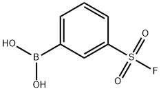 B-[3-(氟磺酰基)苯基]硼酸 结构式