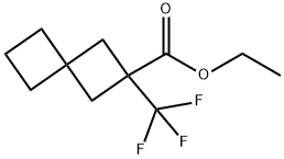 螺[3.3] 庚烷- 2- (三氟甲基) -2-甲酸乙酯 结构式