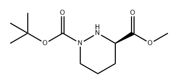 (R)-1-3-甲基四氢哒嗪-1,3(2H)-二羧酸叔丁酯 结构式