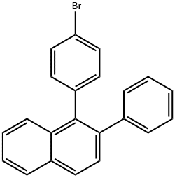 1-(4-溴苯基)-2-苯基萘 结构式