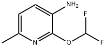 2-(二氟甲氧基)-6-甲基吡啶-3-胺 结构式