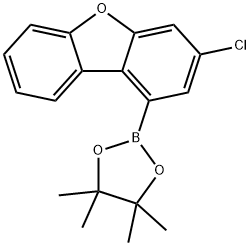 3-氯二苯并[b,d]呋喃-1-硼酸频哪醇酯 结构式