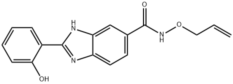 1H-Benzimidazole-6-carboxamide, 2-(2-hydroxyphenyl)-N-(2-propen-1-yloxy)- 结构式