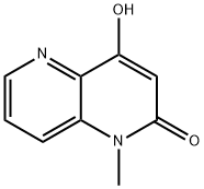 4-羟基-1-甲基-1,5-萘啶-2(1H)-酮 结构式