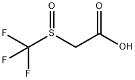 2-trifluoromethanesulfinylacetic acid 结构式