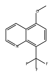 5-甲氧基-8-(三氟甲基)喹啉 结构式