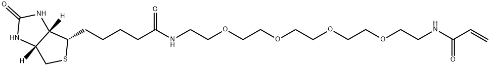 生物素-四聚乙二醇-丙烯酰胺 结构式