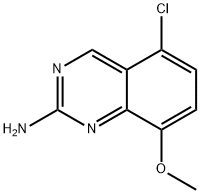 5-chloro-8-methoxyquinazolin-2-amine 结构式