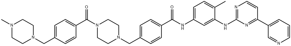 伊马替尼杂质 结构式