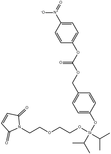 MAL-PEG(2)-DIPSI-PHB-PNP 结构式