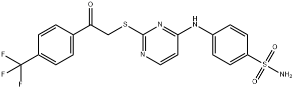 化合物 CARBONIC ANHYDRASE INHIBITOR 11 结构式