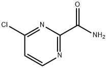 4-氯-2-嘧啶甲酰胺 结构式