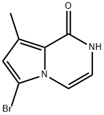 6-溴-8-甲基-2H-吡咯并[1,2-A]吡嗪-1-酮 结构式