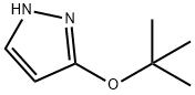 3-(叔丁氧基)-1H-吡唑 结构式