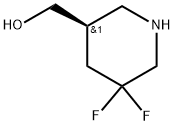 (R)-(5,5-二氟哌啶-3-基)甲醇 结构式