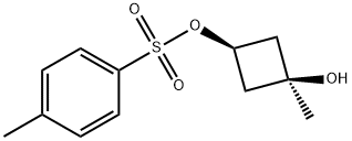 CIS-1,3-环丁二醇,1-甲基,3-(4-甲基苯磺酸盐) 结构式