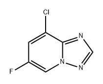 8-氯-6-氟-[1,2,4]三唑并[1,5-A]吡啶 结构式