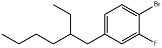 Benzene, 1-bromo-4-(2-ethylhexyl)-2-fluoro- 结构式