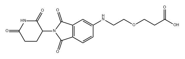 沙利度胺-5-氨基乙氧-丙酸 结构式