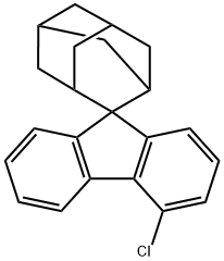 4-氯螺(9H-芴-9,2′-金刚烷) 结构式