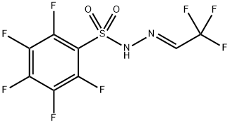 2,3,4,5,6-五氟苯磺酸2-(2,2,2-三氟亚乙基)酰肼 结构式