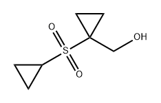 Cyclopropanemethanol, 1-(cyclopropylsulfonyl)- 结构式