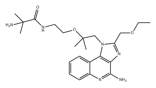 化合物 TLR7 AGONIST 4 结构式