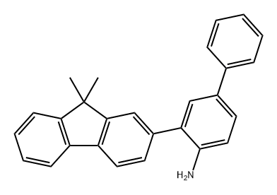 [1,1'-Biphenyl]-4-amine, 3-(9,9-dimethyl-9H-fluoren-2-yl)- 结构式