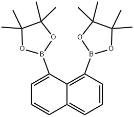 萘-1,8-二硼酸双频哪醇酯 结构式