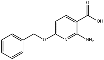 2-氨基-6-(苄氧基)烟酸 结构式