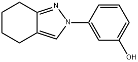 Phenol, 3-(4,5,6,7-tetrahydro-2H-indazol-2-yl)- 结构式