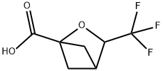 2-Oxabicyclo[2.1.1]hexane-1-carboxylic acid, 3-(trifluoromethyl)- 结构式