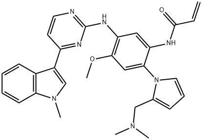 化合物 EGFR KINASE INHIBITOR 1 结构式