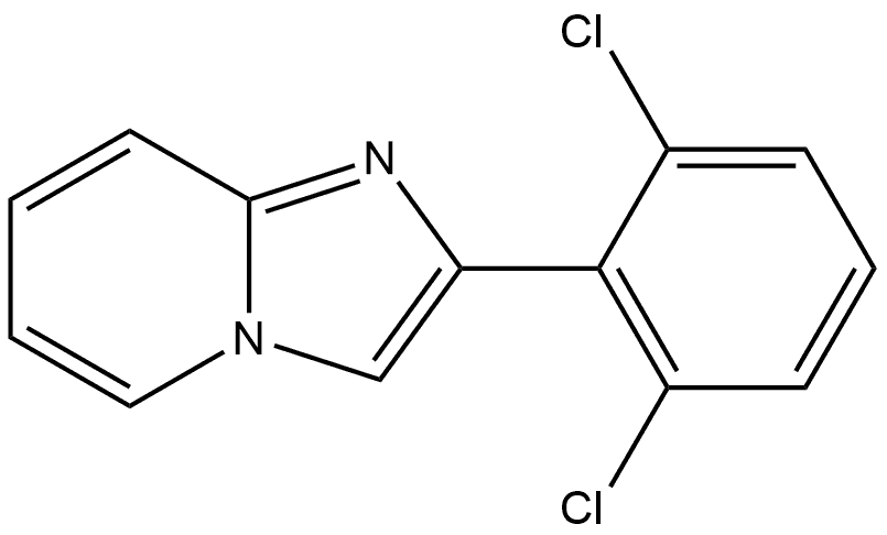 2-(2,6-二氯苯基)咪唑并[1,2-A]吡啶 结构式