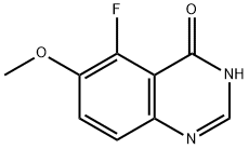 5-氟-6-甲氧基喹唑啉-4(3H)-酮 结构式