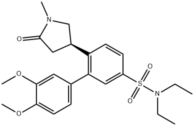 化合物 BET BROMODOMAIN INHIBITOR 2 结构式