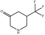 5-Trifluoromethyl-piperidin-3-one 结构式