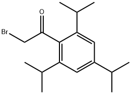 Ethanone, 2-bromo-1-[2,4,6-tris(1-methylethyl)phenyl]- 结构式