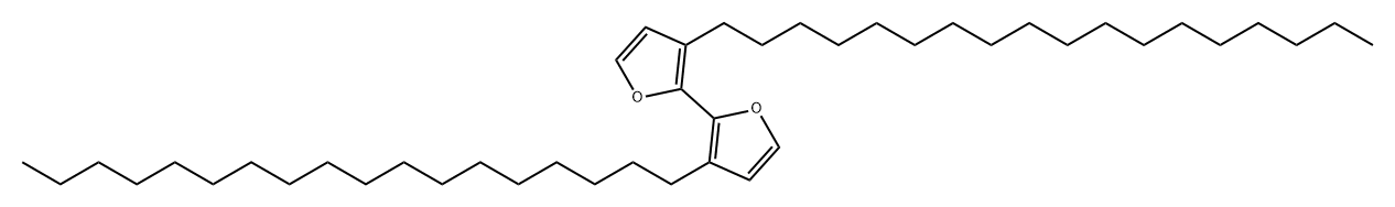 3,?3'-?双十八烷基-2,2'-联呋喃 结构式