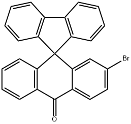 2-溴-10H-螺[蒽-9,9'-芴]-10-酮 结构式