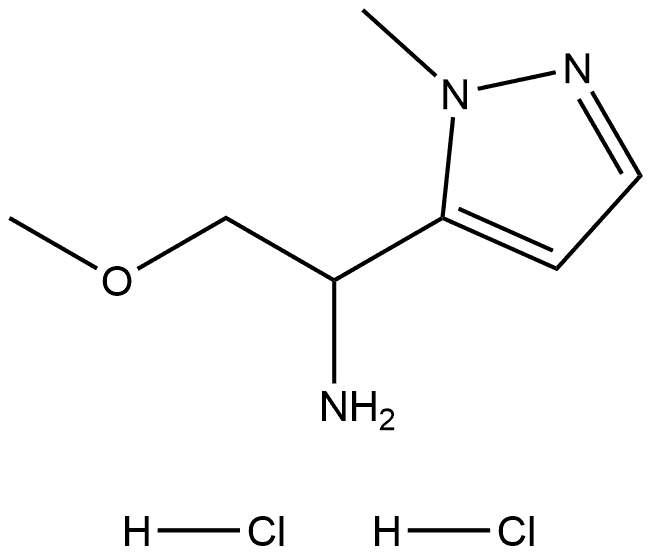 2-甲氧基-1-(1-甲基-1H-吡唑-5-基)乙胺盐酸盐 结构式