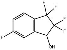 2,2,3,3,6-五氟-2,3-二氢-1H-茚-1-醇 结构式