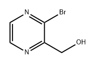 2-Pyrazinemethanol, 3-bromo- 结构式