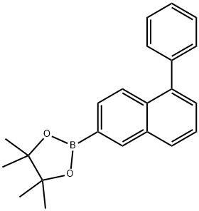 1-苯基-6-萘硼酸酯 结构式