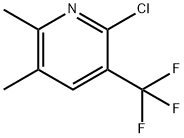 2-氯-5,6-二甲基-3-(三氟甲基)吡啶 结构式