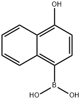 4-羟基萘-1-硼酸 结构式