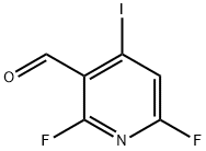 2.6-二氟-4-碘-3-吡啶甲醛 结构式