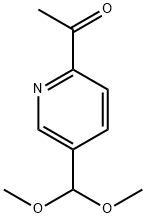 Ethanone, 1-[5-(dimethoxymethyl)-2-pyridinyl]- 结构式