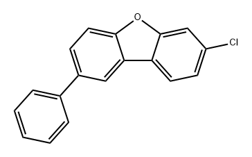 Dibenzofuran, 7-chloro-2-phenyl- 结构式
